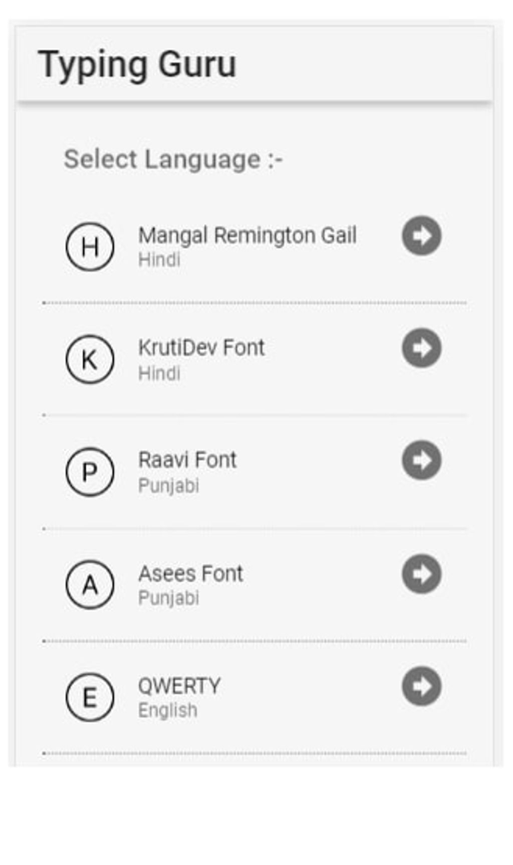 learn typing hindi on mobile
