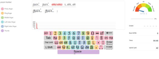 learn tamil typing